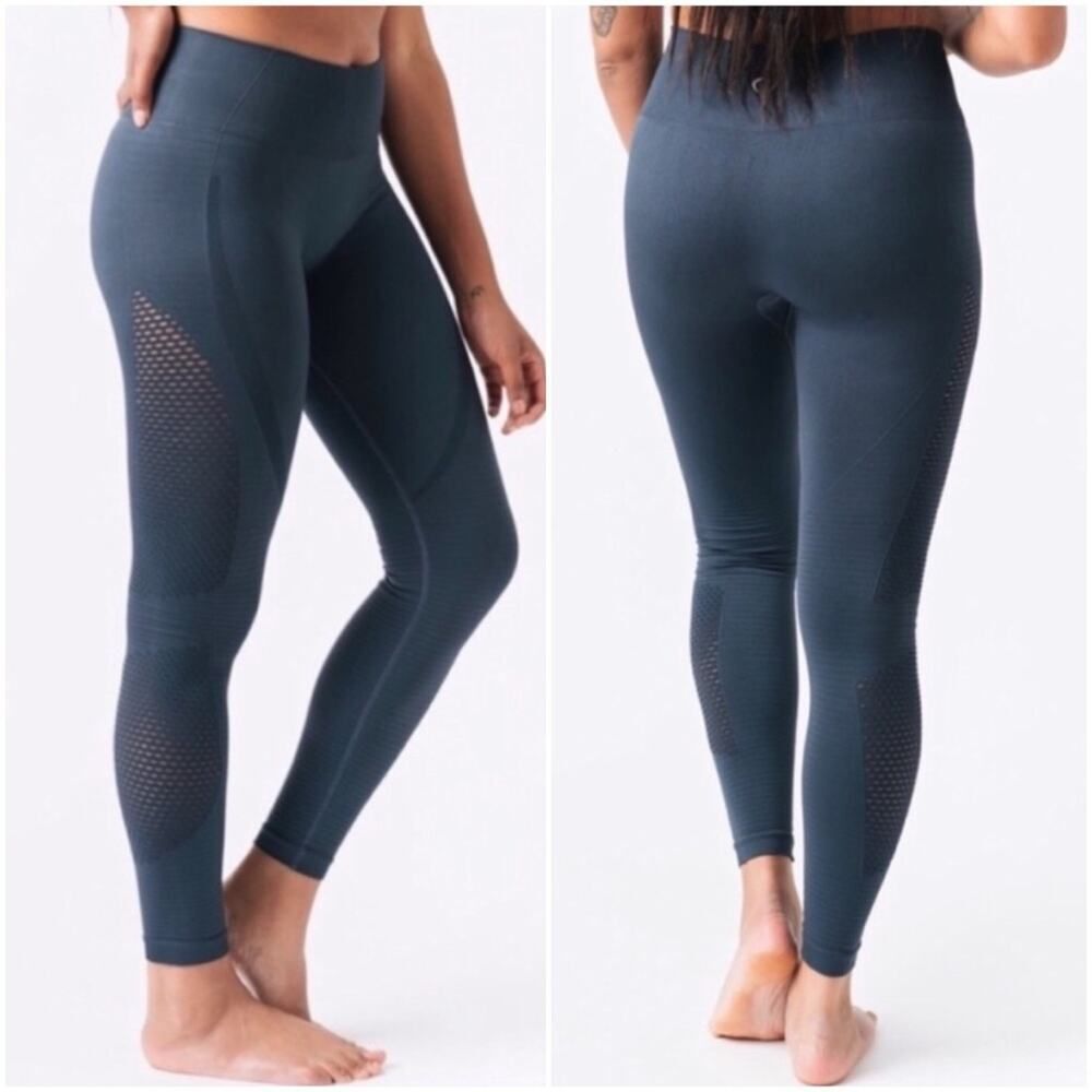ZYIA Active Gray Performance 7/8 Leggings